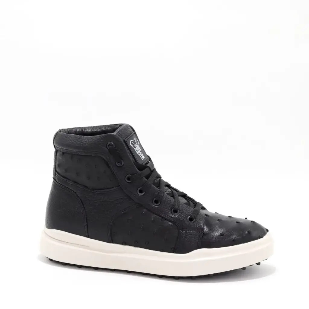 HIGH TOP PLUMA DE AVESTRUZ NEGRO