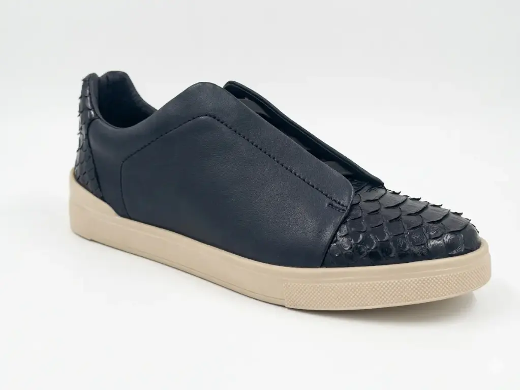 RESORTE PITON NEGRO SUELA SLIM HUESO